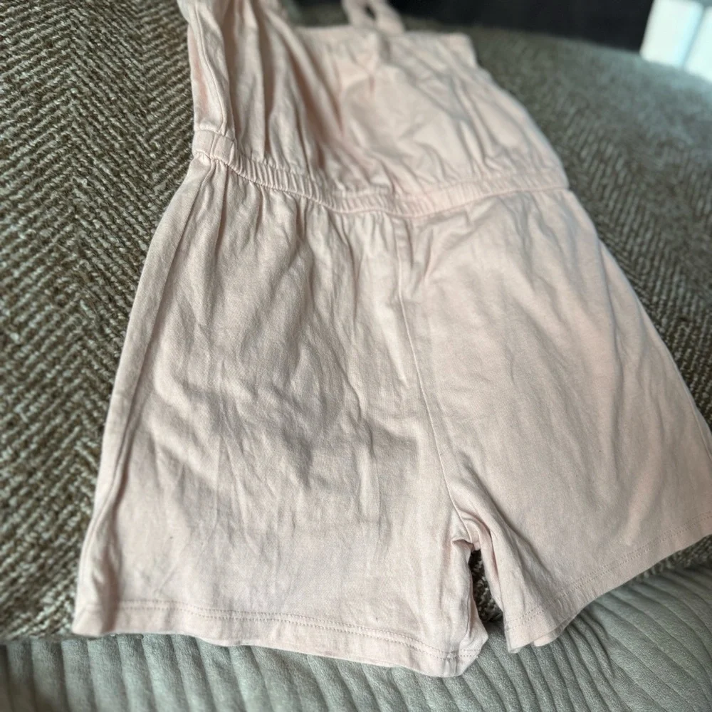 Old Navy Girls Romper Summer Sunsuit Shorts Pink Sleeveless 5T‎